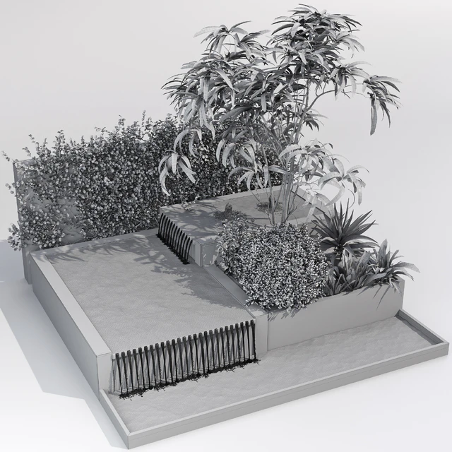 Water Ponds With Plants & fish — Скачать