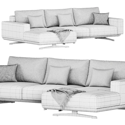 Zillis Corner Sofa By Skdesign — Ver 3