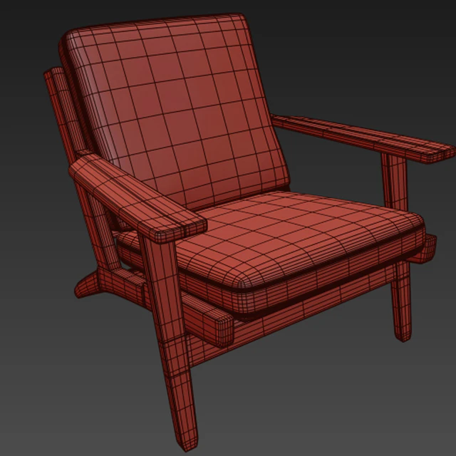 Wegner Style Plank ArmChair — Скачать