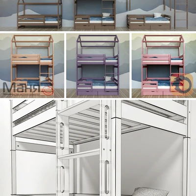 The cot is two-tiered — Ver 2