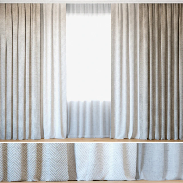 Curtains 44 | Curtains with Tulle | Rebbio Grande — Descargar