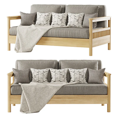 Tribeca outdoor sofa / Double garden sofa — View 1