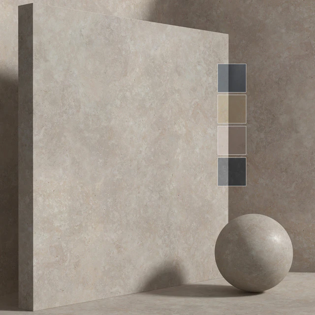 Material (seamless) - travertine plaster set 190 — Descargar