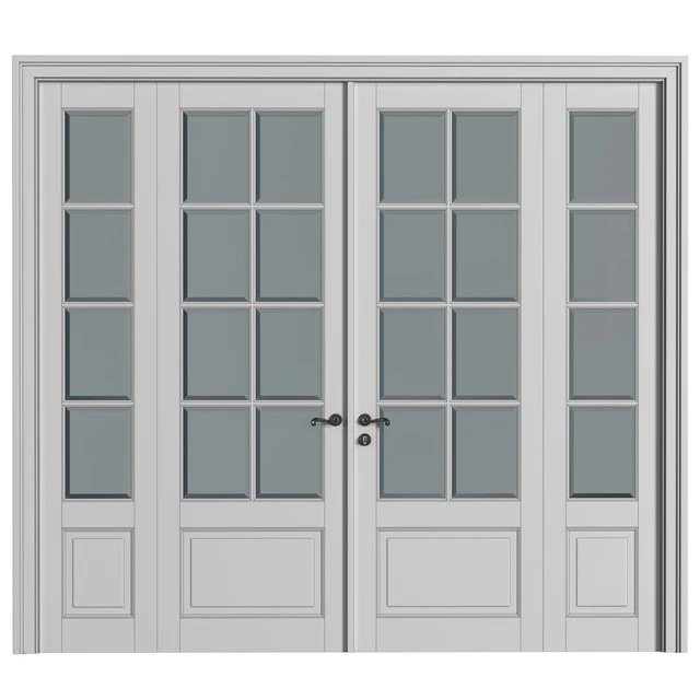 Межкомнатные Двери в классическом стиле. Перегородка.French Doors.Entrance Classic interior doors — Скачать