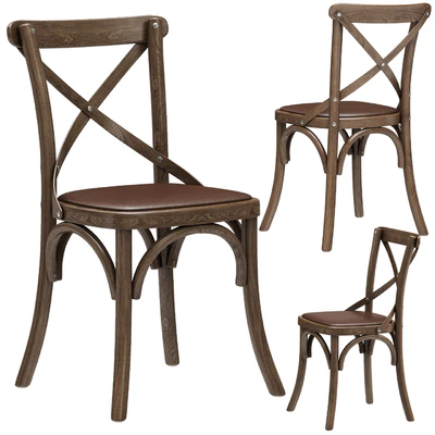 Restoration Hardware Madeleine Leather Side Chair — Вид 1