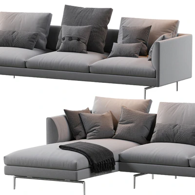1333 Flamingo Zanotta Sofa — Ver 2