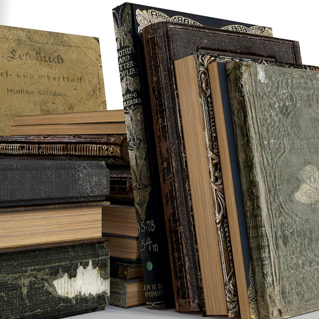 Book Stack Set Classic Old — Скачать