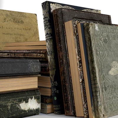 Book Stack Set Classic Old — Вид 2