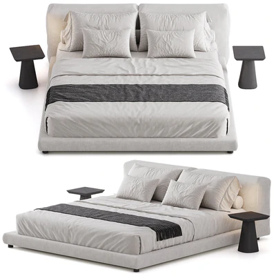 Bed Living Divani SOFTWALL — Ver 3