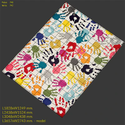 Ковер nuLOOM Pinkie Handprint Rug — Вид 3