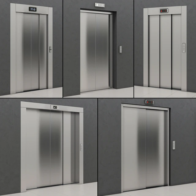 Set of doors for elevators Kone — Descargar