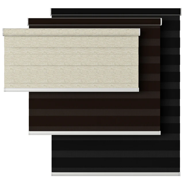 Roller Blind 58 | Select Blinds | Essential Light Filtering Dual Shade | Day and night — Download