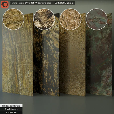 Granite Slab Set 158 — Ver 1