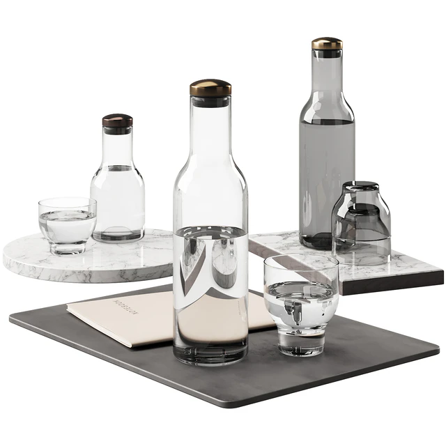 136 dishes decor set 09 MENU Bottle Carafe by Norm P01 — Descargar