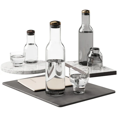 136 dishes decor set 09 MENU Bottle Carafe by Norm P01 — Ver 3