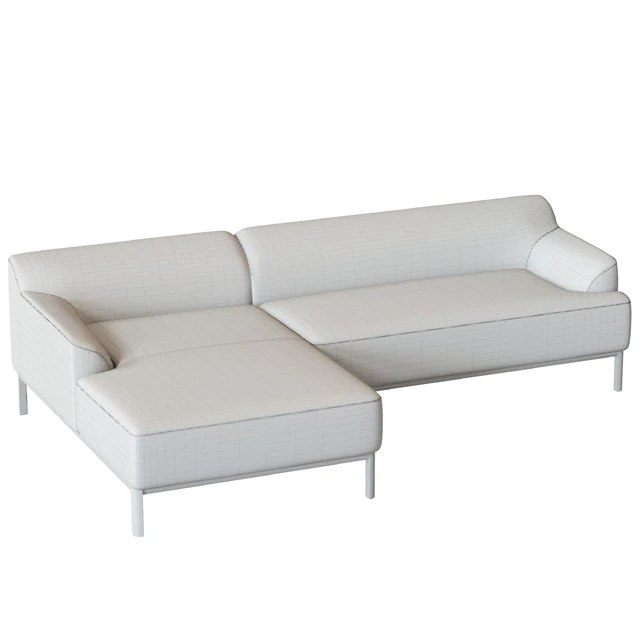 Caro Sofa 3 seater with chaise longue — Descargar