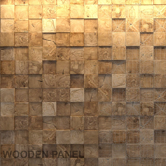 Wooden 3d panel 5 — Скачать