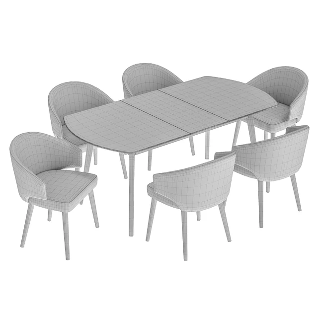 Alisia dining chair and Atlas table — Descargar