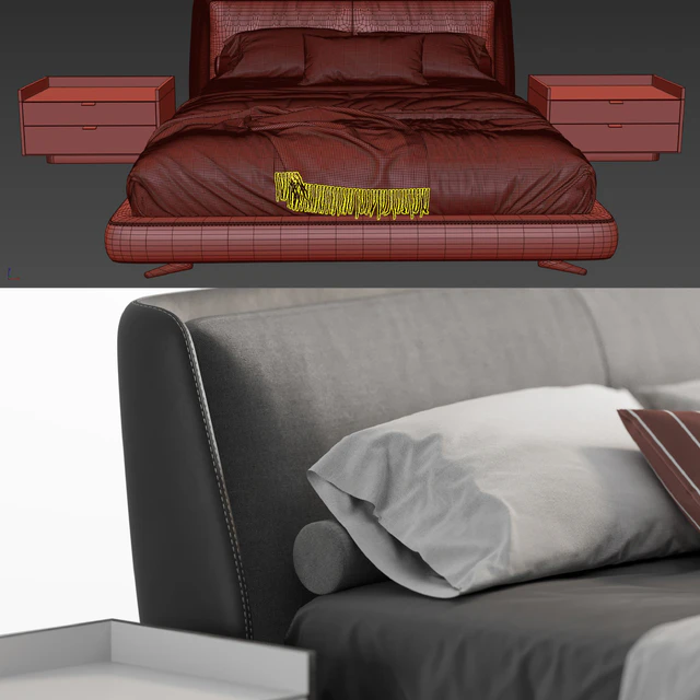 Minotti spencer bed 2 — Descargar