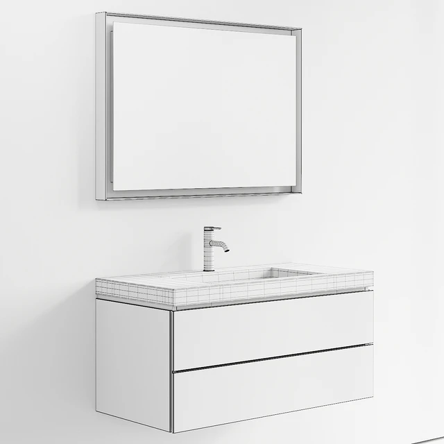 Duravit L-Cube Vanity Unit Set 1 — Скачать