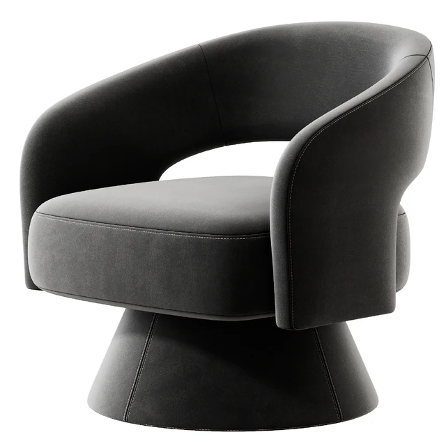 Aracelly Upholstered Swivel Barrel Chair — Descargar
