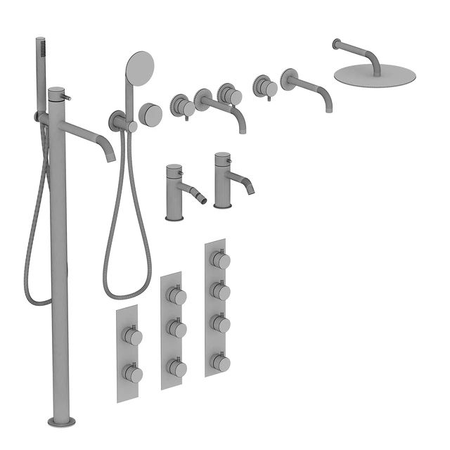 Plumbing mixers Quadro set 2 — Descargar