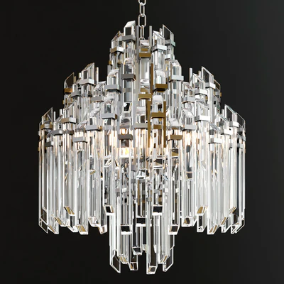 ADELE Four Tier Waterfall Chandelier — Вид 2