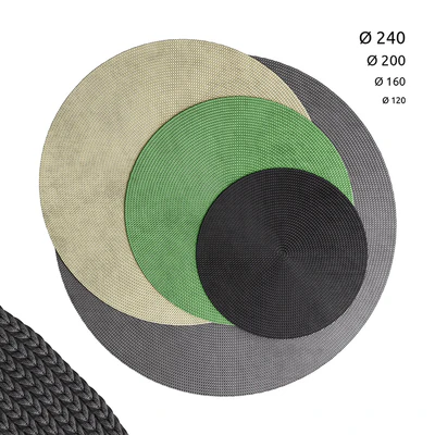 Crocheted round rugs — Ver 1