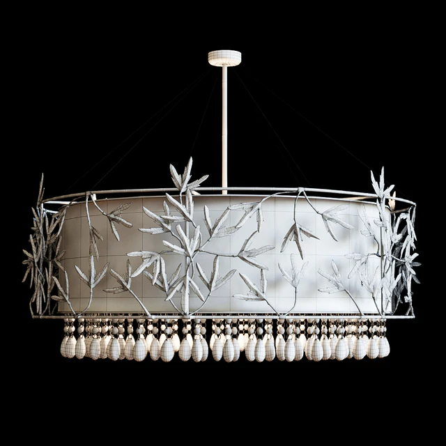 Hanging chandelier Marijuana Tredici — Descargar