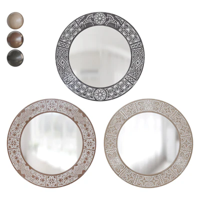 Round mirror Etniq - Ladoga, Balian, Papua — download