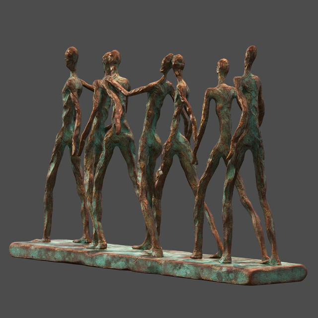 Abstract Family Camaraderie Decorative Showpiece Ornament — Descargar