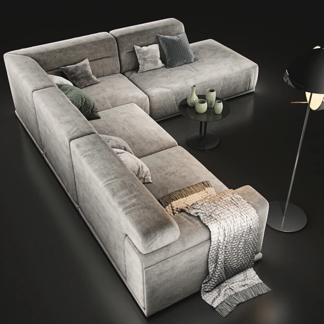 Sofa natuzzi Dorian 2904 — Descargar