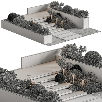 Landscape Furniture stairs - Set 100 — Вид 2