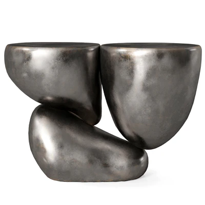 Side table TRES BLACK by Mauro Mori / Circa — Ver 2