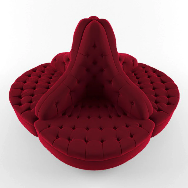 Rounded sofa "Boudoir" — Descargar