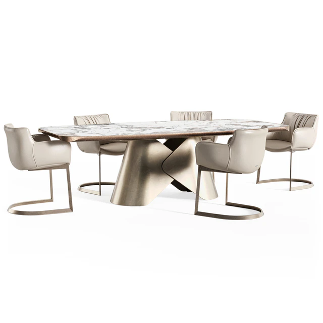 Scott keramik table Rhonda chair — Скачать