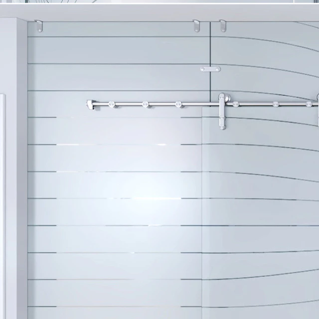 Glass partition with sliding doors - 3 — Descargar