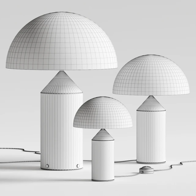 Oluce Atollo Table Lamp — Скачать