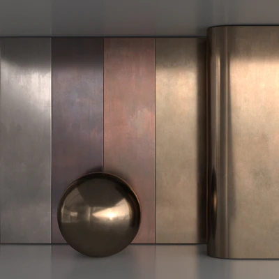 Flat old metal material set 2 — descargar