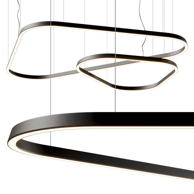 Leds C4 Geometric Triangle Pendant Lamps — Download