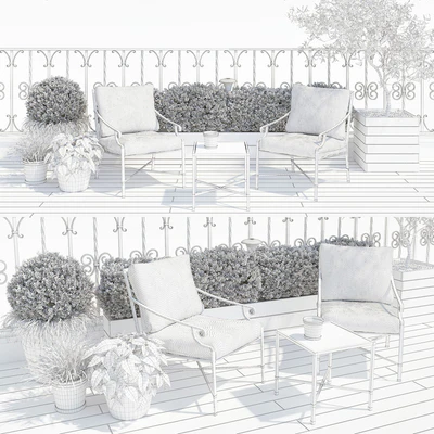 Terrace, balcony, penthouse — Ver 2