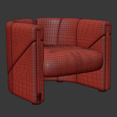Visionnaire Petra Armchair — View 3