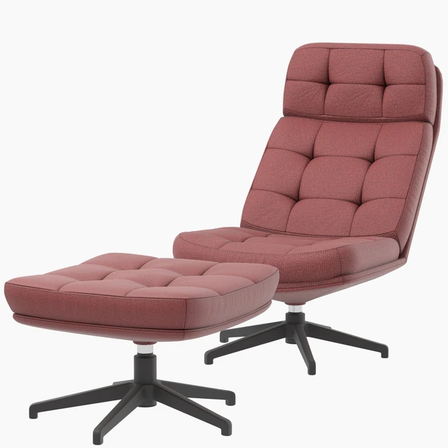IKEA HAVBERG armchair and ottoman — Скачать