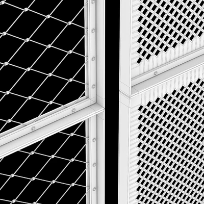 Decorative metal lattices - Rhombus — Ver 3
