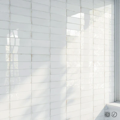 Ceramic tile set 08 - White ceramic — Ver 1