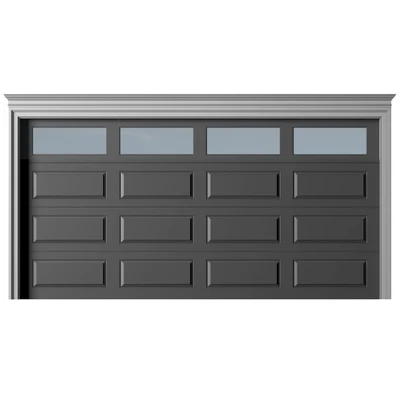 Automatic Garage Doors in classic style.Garage Doors.Traditional Automatic Wood Garage Doors.Entrance modern Gates — Ver 2