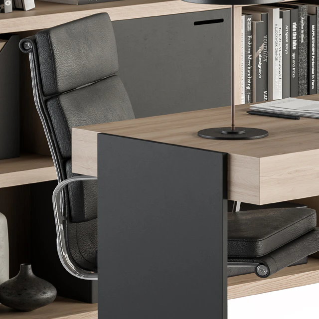 Office Furniture Wood Boss Desk - Manager Set Table 42 — Скачать