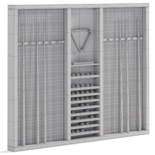 Billiard Wall Rack — Descargar