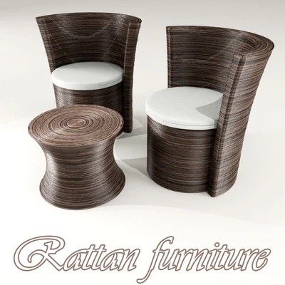 Rattan furniture — Вид 1