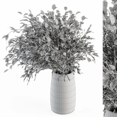 Bouquet - Green Branch in vase 59 — Ver 2